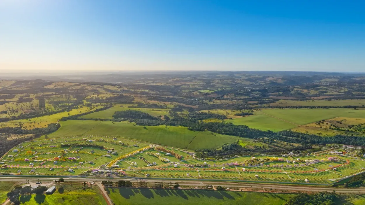 Fazenda Lumiar — vista aérea panorâmica